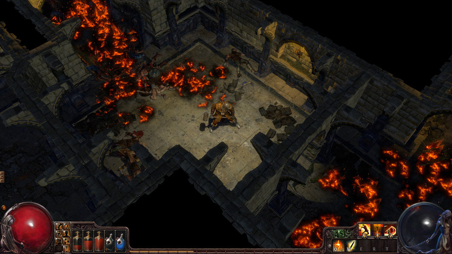 Path of Exile - burning grounds