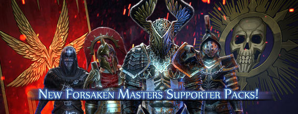Forsaken Masters Supporter Packs