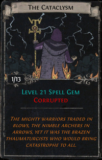 The Cataclysm Card