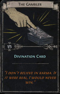 The Gambler Card